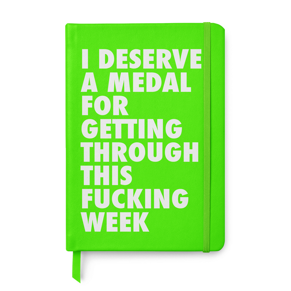 Deserve Medal Leather Style Notebook #1 image